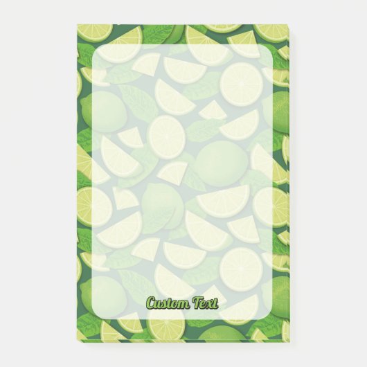 Limoen Achtergrond Post-it® Notes (Voorkant)