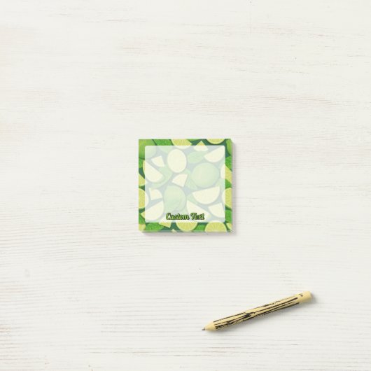 Limoen Achtergrond Post-it® Notes (Op bureau)