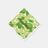 Limoen Achtergrond Servet (Hoek)