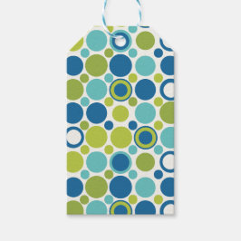 Limoen & Aqua Bubble MCM Gift Label Cadeaulabel