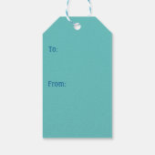 Limoen & Aqua Bubble MCM Gift Label Cadeaulabel (Achterkant)