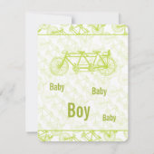 Limoen Baby shower Uitnodiging (Achterkant)