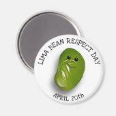 Limoen Bean Respect Day 20 april Magnet Magneet (Voorkant / Achterkant)