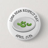 Limoen Bean Respect Day 20e Button april (Voorkant)