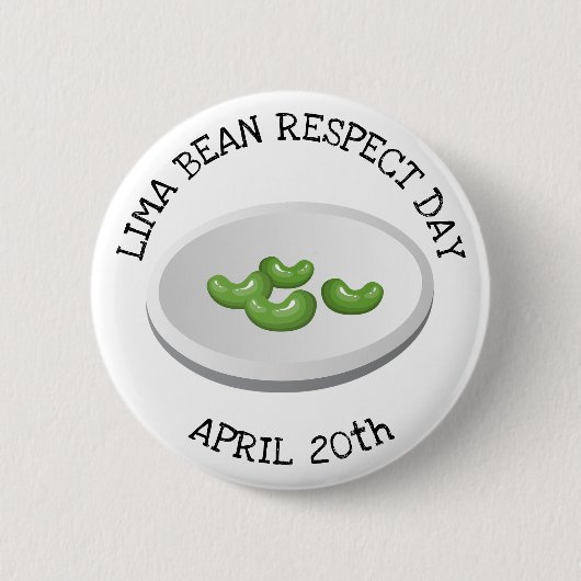 Limoen Bean Respect Day 20e Button april (Voorkant)