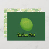 Limoen Briefkaart (Voorkant / Achterkant)
