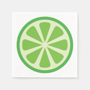 Limoen Citrus Slice Cute 1st Birthday Party Servet