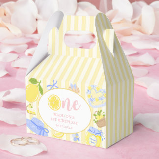 Limoen Citrus Zomer Limonade 1e Verjaardagsfeestje Bedankdoosjes