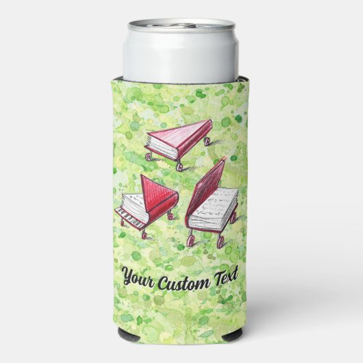 Limoen Cream Paint Splatter  schetskunst (Seltzer Achterkant)