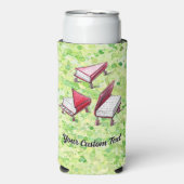 Limoen Cream Paint Splatter  schetskunst (Seltzer Voorkant)