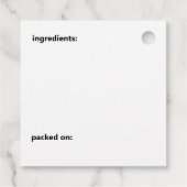 Limoen en Pepper Pals Grappige Cartoon Limoen augu Bedankjes Labels (Achterkant)