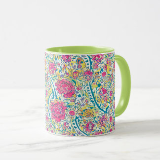 Limoen Floral Arabic Pattern Mok