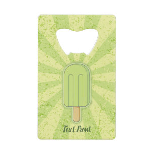 Limoen Ice Cream Stick Kredietkaart Flessenopener