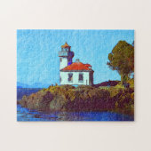 Limoen Kiln Lighthouse Vrijdag Harbour WA Puzzle Legpuzzel (Horizontaal)