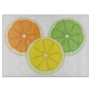 Limoen, Lemon en Sinaasappel Snijplank