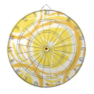 Limoen Lemonade Wervel Tie Dye Patroon Dartbord