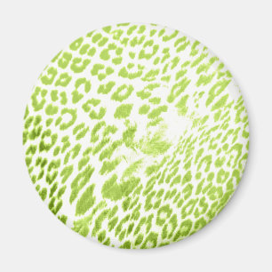 Limoen Leopard Print Magneet
