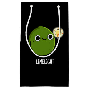 Limoen-light Funny Fruit Limoen Pun Dark BG Klein Cadeauzakje