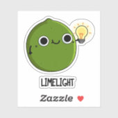 Limoen-light Funny Fruit Limoen Pun Sticker (Vel)