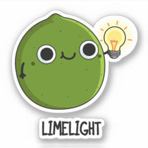 Limoen-light Funny Fruit Limoen Pun Sticker