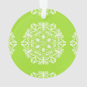 Limoen Mandala Ornament (achterkant)