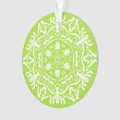 Limoen Mandala Ornament (voorkant)
