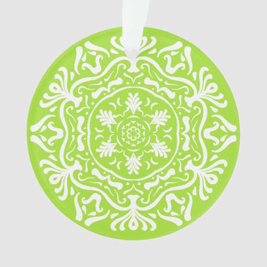 Limoen Mandala Ornament (voorkant)