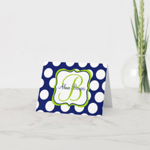 Limoen & Marine Notecards Kaart