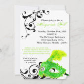 Limoen Masquerade Ball Mask Costume Halloween Part Kaart (Voorkant)