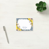 Limoen Mediterraanse Tegels Navy Post-it® Notes (Kantoor)