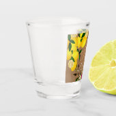 Limoen Monogram Bruin  Shot Glas (Links)