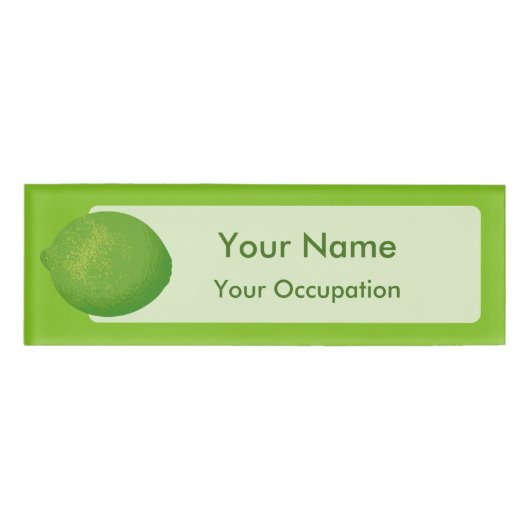 Limoen Naambadge (Voorkant)