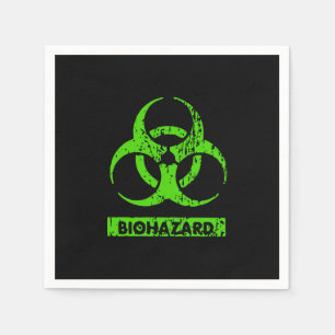 Limoen Neon Green Bio-Hazard Chemicals Graphic Servet