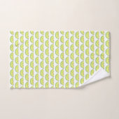 Limoen op het Coconut Tropical Island Fruit Green Bad Handdoek (Handdoek)