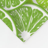 Limoen pop fleece deken (Hoek)