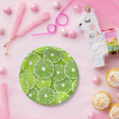 Limoen pop papieren bordje (Feest)