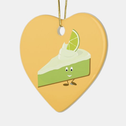 Limoen-schijfsegment Keramisch Ornament (Links)