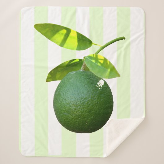 Limoen Sherpa Blanket Deken (Voorkant)