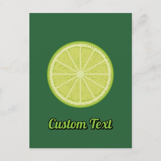 Limoen Slice Briefkaart (Voorkant)
