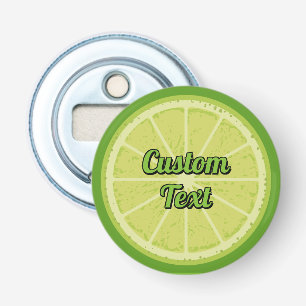 Limoen Slice Button Flesopener