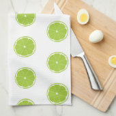 Limoen Slice Pattern Theedoek (Quarter Fold)