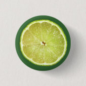 Limoen Slice Ronde Button 3,2 Cm (Voorkant)