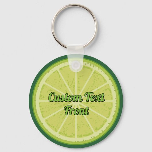 Limoen Slice Sleutelhanger (Voorkant)