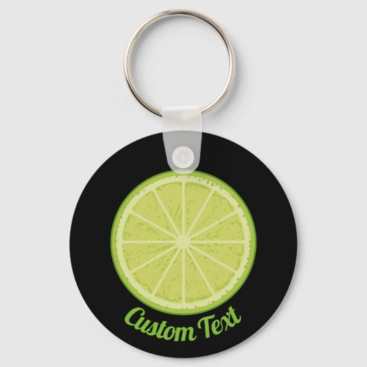 Limoen Slice-Sleutelhanger Sleutelhanger (Voorkant)
