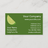 Limoen Slice Visitekaartje (Voorkant)