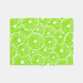 Limoen snijdpatroon fleece deken (Voorkant (Horizontaal))