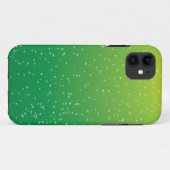 Limoen Soda met Tiny Bubbles Background Art Case-Mate iPhone Case (Achterkant (horizontaal))