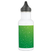Limoen Soda met Tiny Bubbles Background Art Waterfles (Links)
