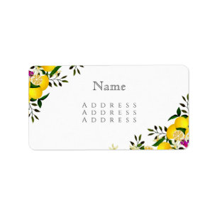 Limoen squeeze jubileum naam etiket