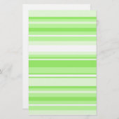 Limoen strepen briefpapier (Voorkant / Achterkant)